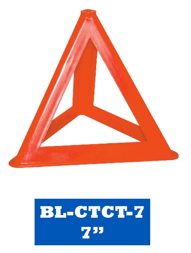 Triangular cone 7"